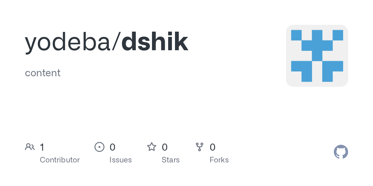 yodeba/dshik Screenshot preview