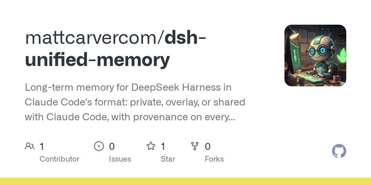 mattcarvercom/dsh-unified-memory Screenshot preview
