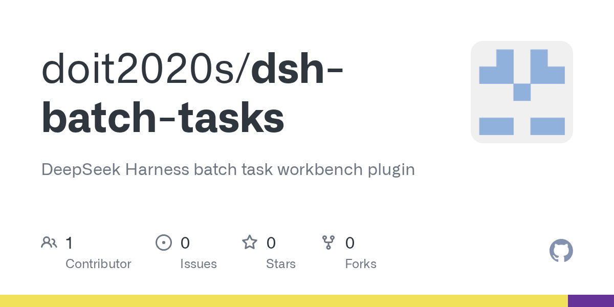 doit2020s/dsh-batch-tasks Screenshot preview