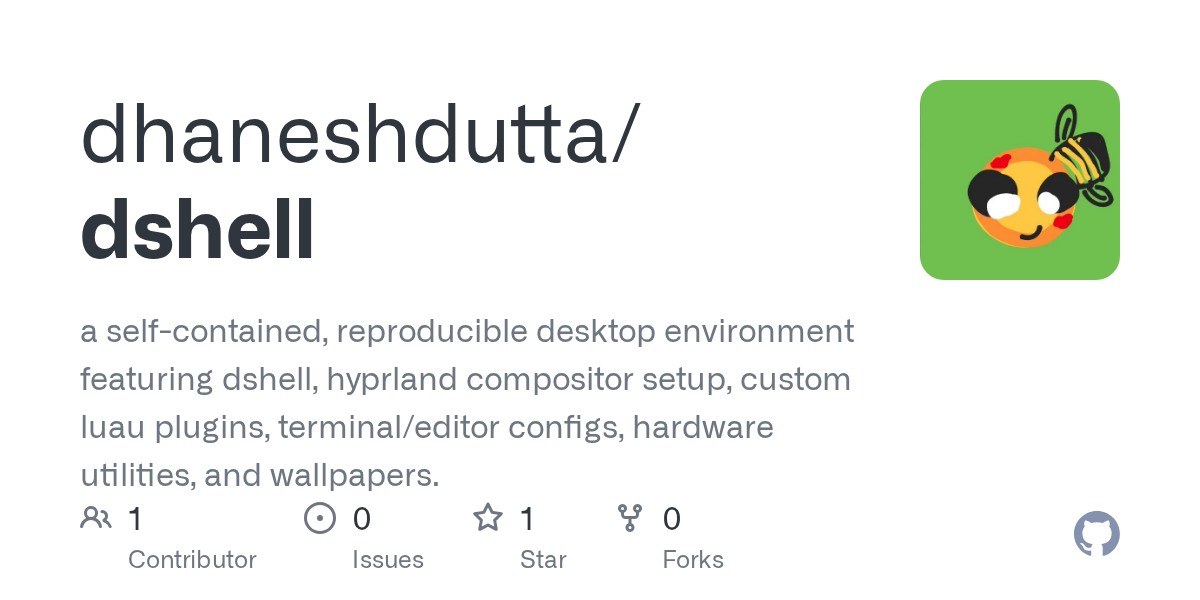 dhaneshdutta/dshell Screenshot preview