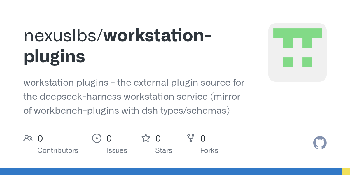 nexuslbs/workstation-plugins Screenshot preview