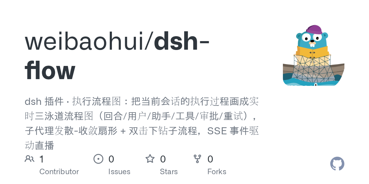 weibaohui/dsh-flow Screenshot preview
