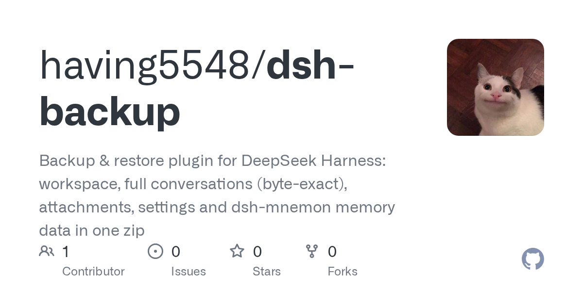 having5548/dsh-backup Screenshot preview
