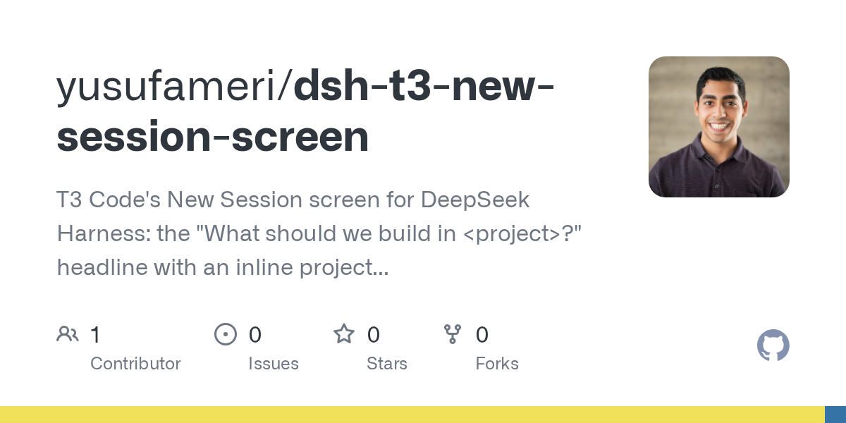 yusufameri/dsh-t3-new-session-screen Screenshot preview