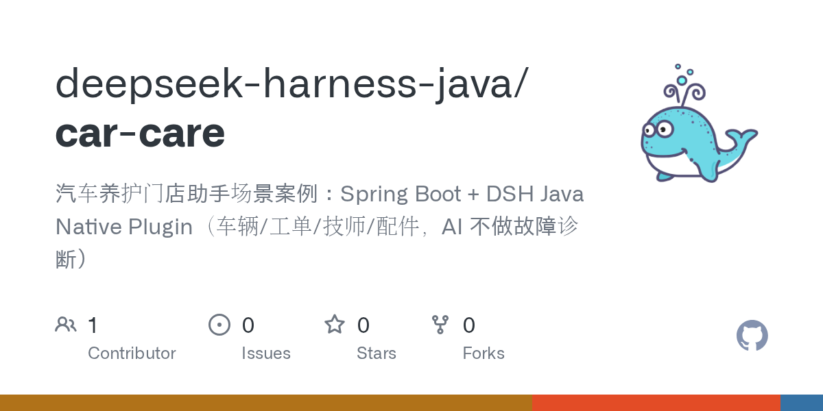 deepseek-harness-java/car-care Screenshot preview