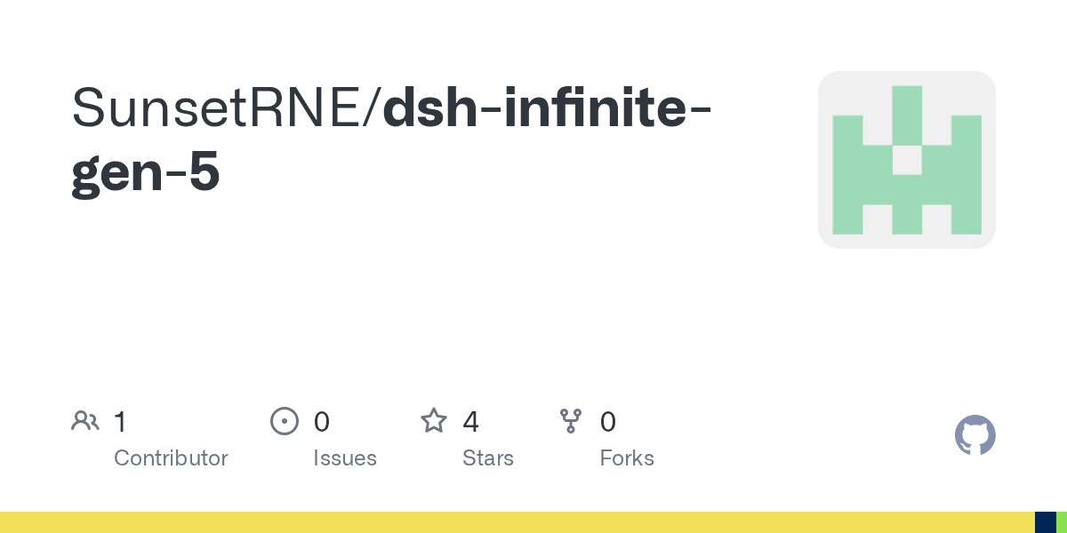 SunsetRNE/dsh-infinite-gen-5 Screenshot preview