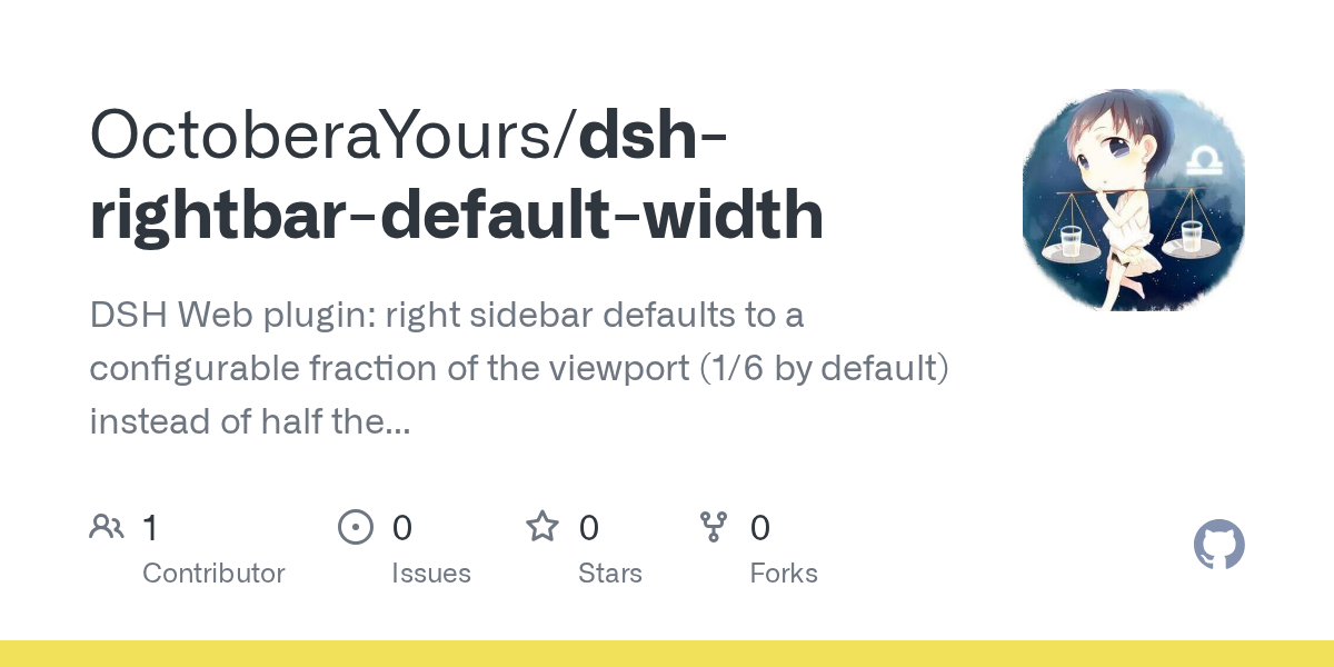 OctoberaYours/dsh-rightbar-default-width Screenshot preview