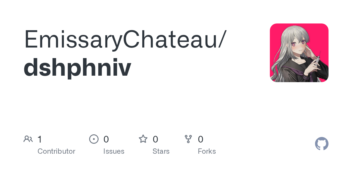 EmissaryChateau/dshphniv Screenshot preview