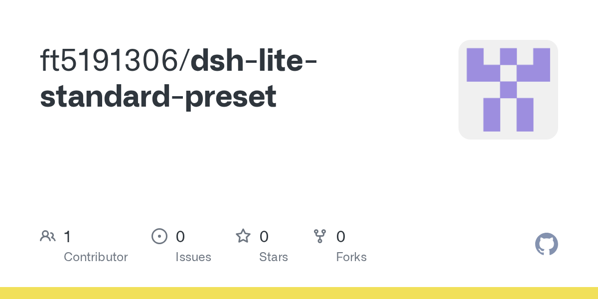 ft5191306/dsh-lite-standard-preset Screenshot preview