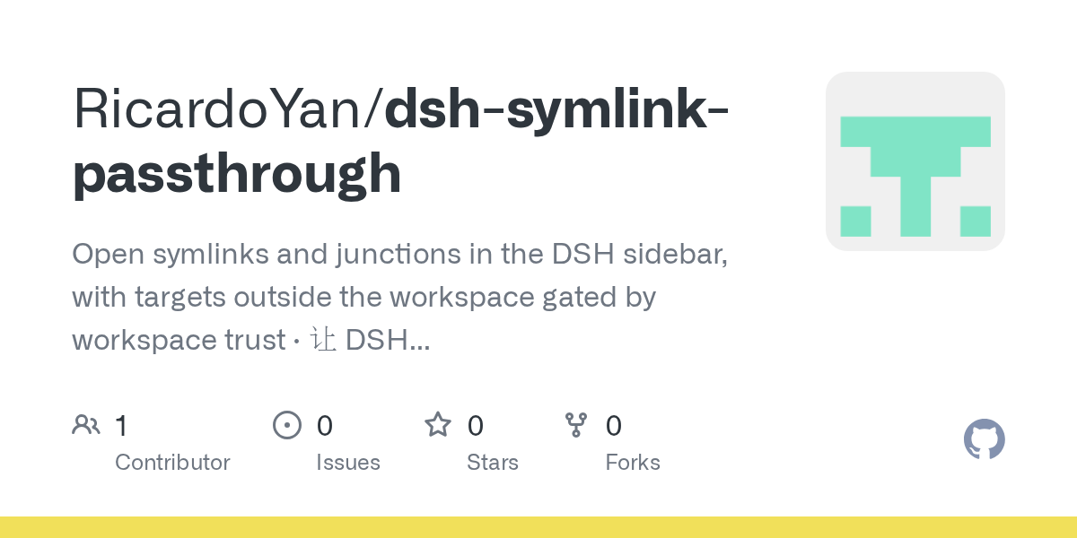 RicardoYan/dsh-symlink-passthrough Screenshot preview
