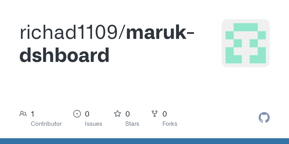 richad1109/maruk-dshboard Screenshot preview