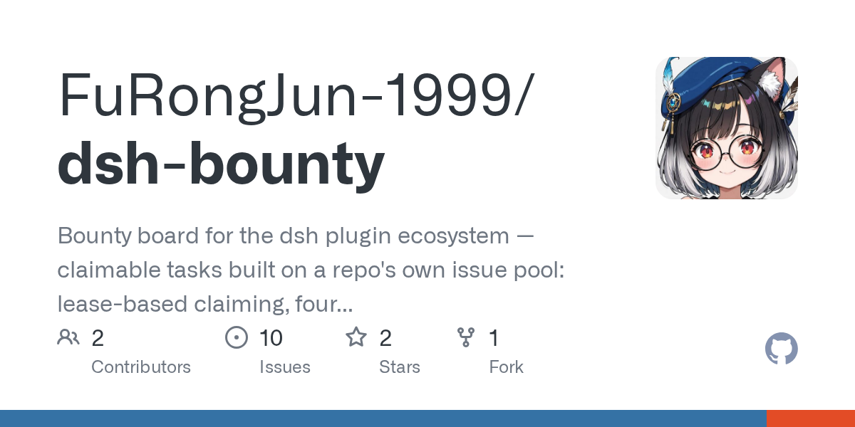 FuRongJun-1999/dsh-bounty Screenshot preview