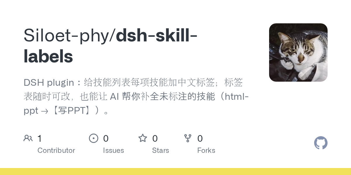 Siloet-phy/dsh-skill-labels Screenshot preview
