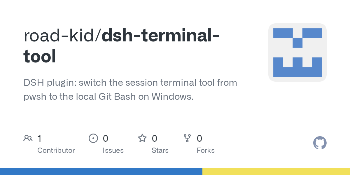 road-kid/dsh-terminal-tool Screenshot preview
