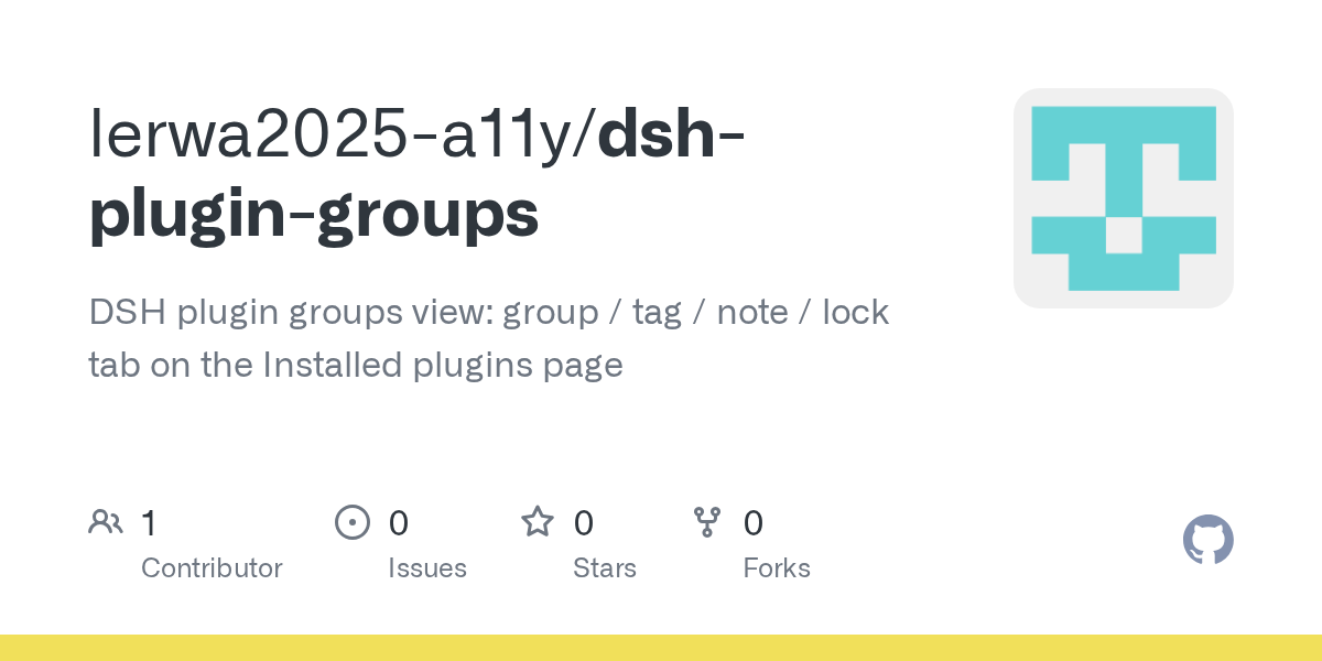 lerwa2025-a11y/dsh-plugin-groups Screenshot preview