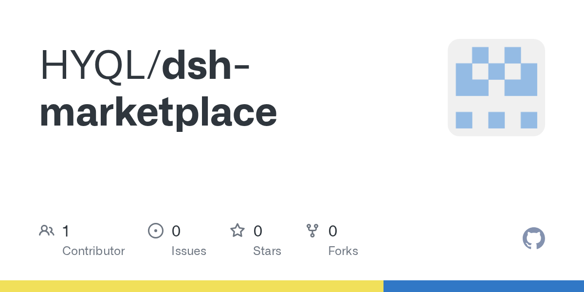 HYQL/dsh-marketplace Screenshot preview
