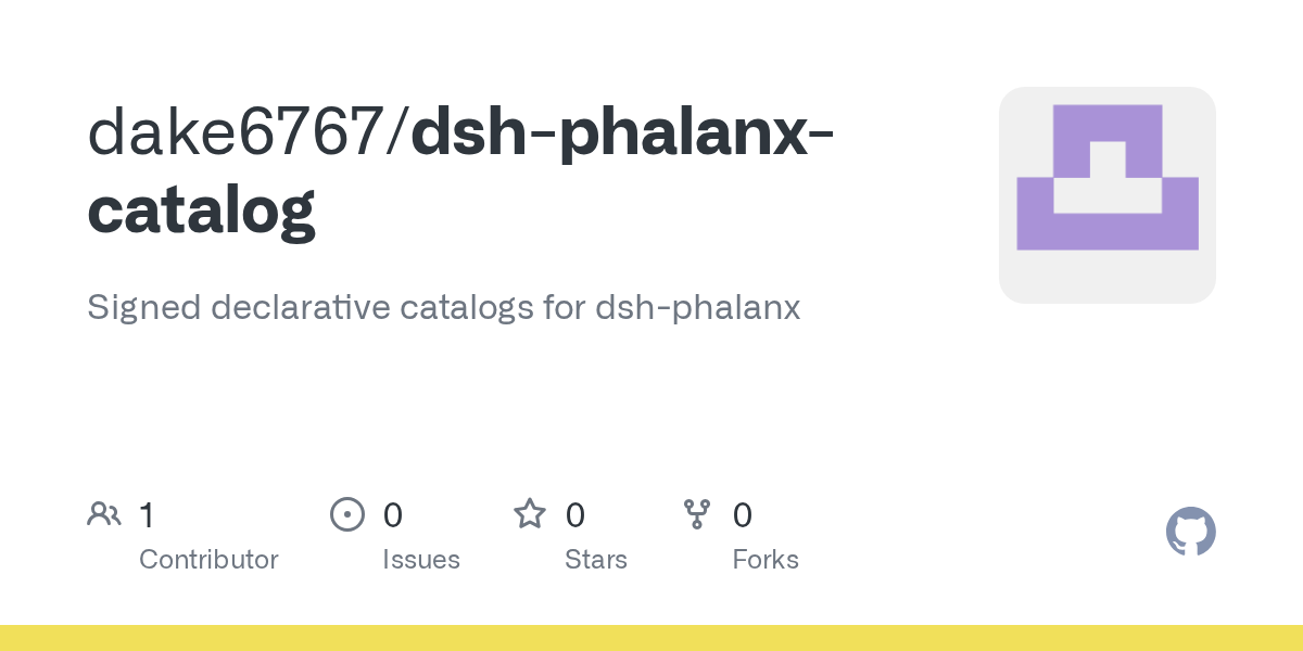 dake6767/dsh-phalanx-catalog Screenshot preview