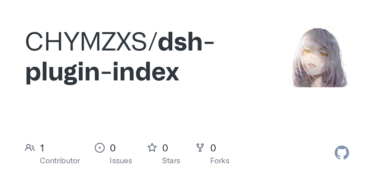 CHYMZXS/dsh-plugin-index Screenshot preview