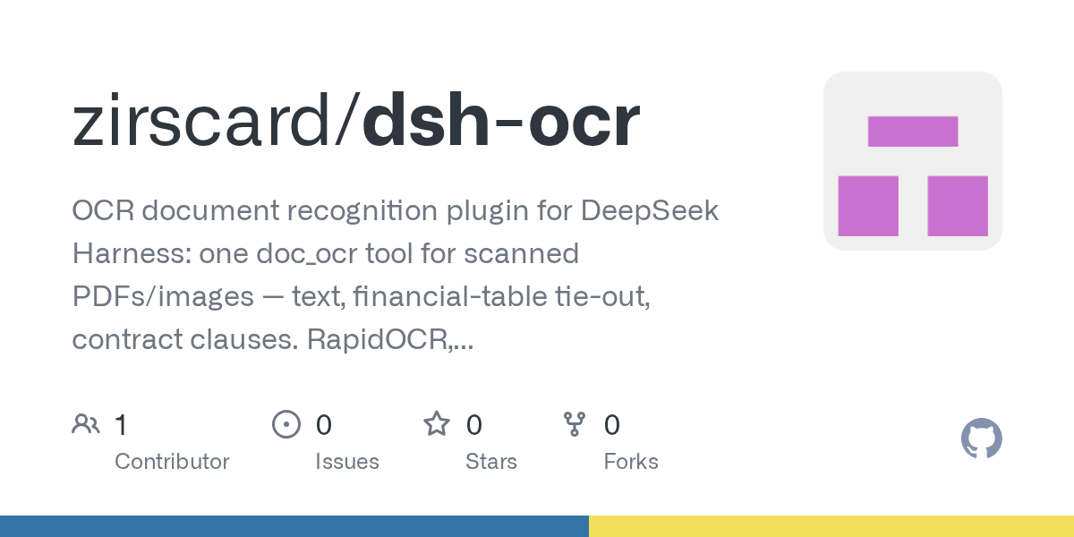 zirscard/dsh-ocr Screenshot preview