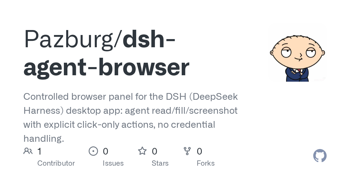 Pazburg/dsh-agent-browser Screenshot preview