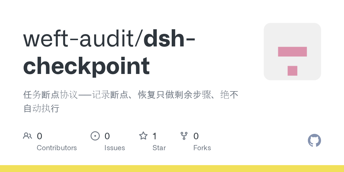 weft-audit/dsh-checkpoint Screenshot preview