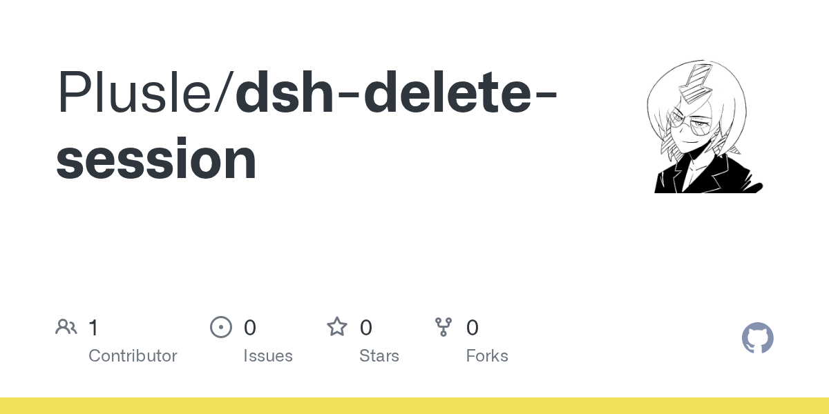 Plusle/dsh-delete-session Screenshot preview