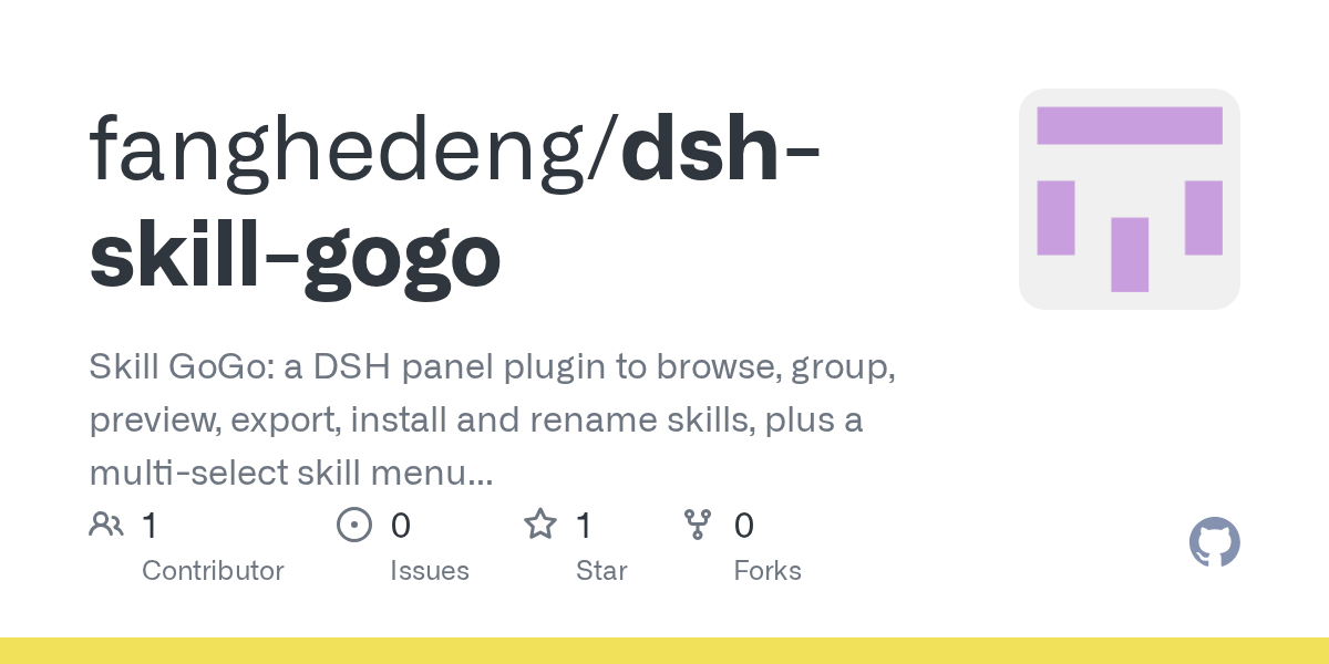 fanghedeng/dsh-skill-gogo Screenshot preview