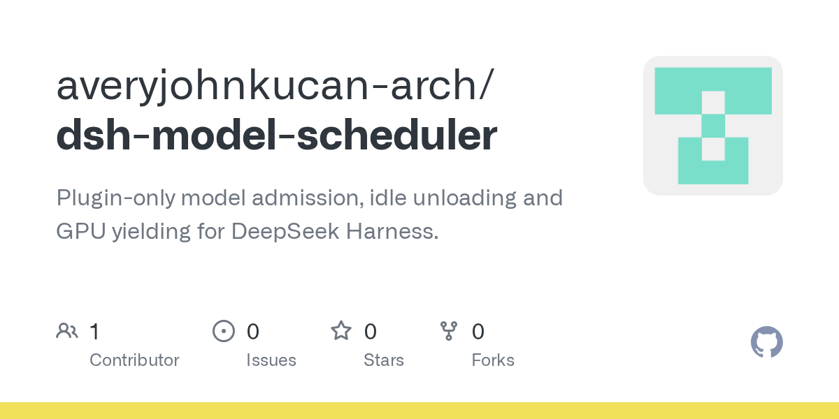averyjohnkucan-arch/dsh-model-scheduler Screenshot preview