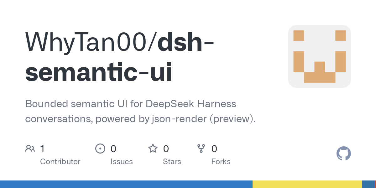 WhyTan00/dsh-semantic-ui Screenshot preview