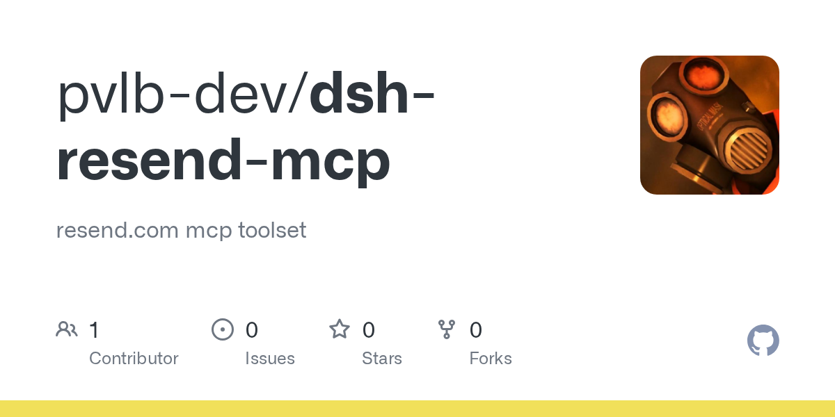 pvlb-dev/dsh-resend-mcp Screenshot preview