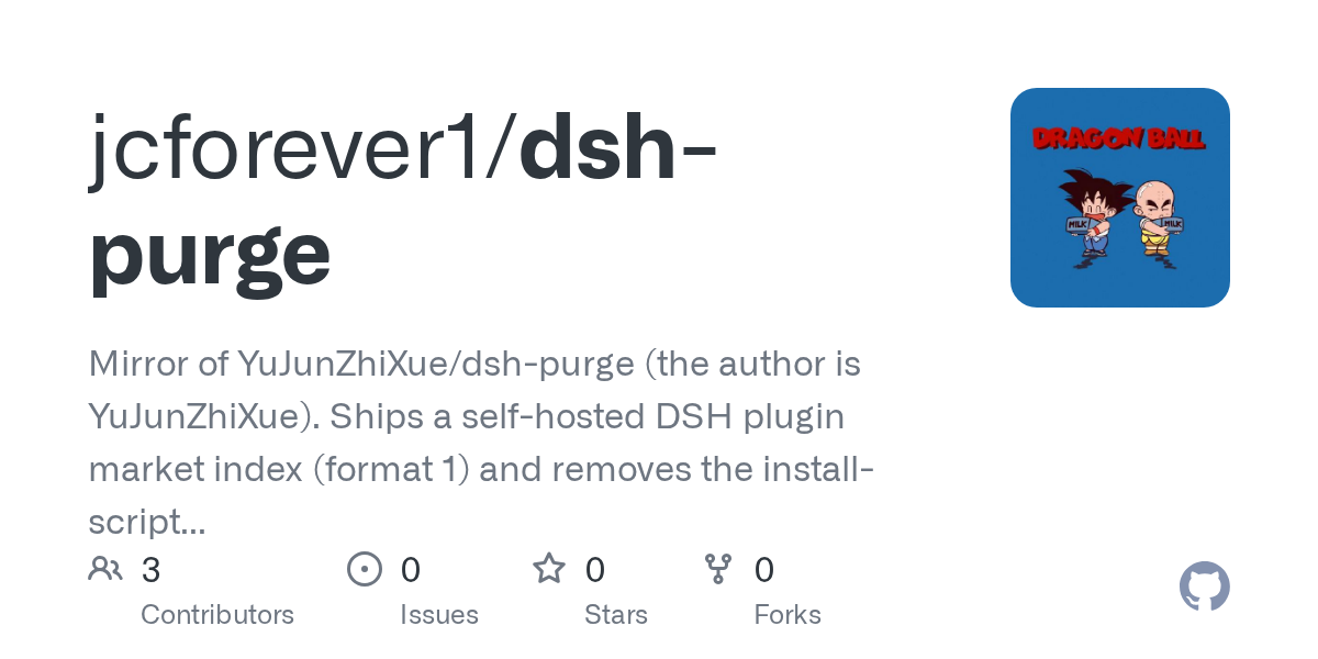 jcforever1/dsh-purge Screenshot preview