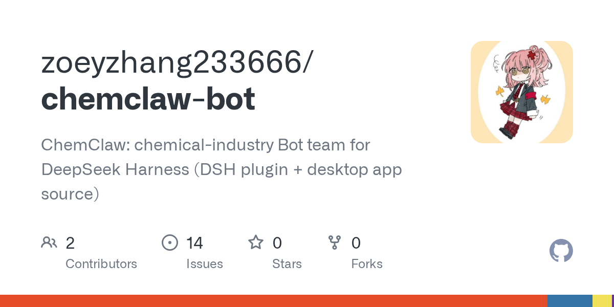 zoeyzhang233666/chemclaw-bot Screenshot preview