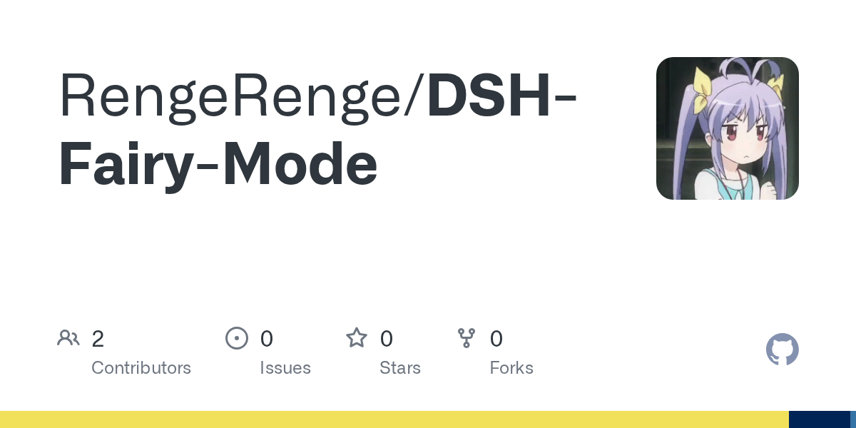 RengeRenge/DSH-Fairy-Mode Screenshot preview