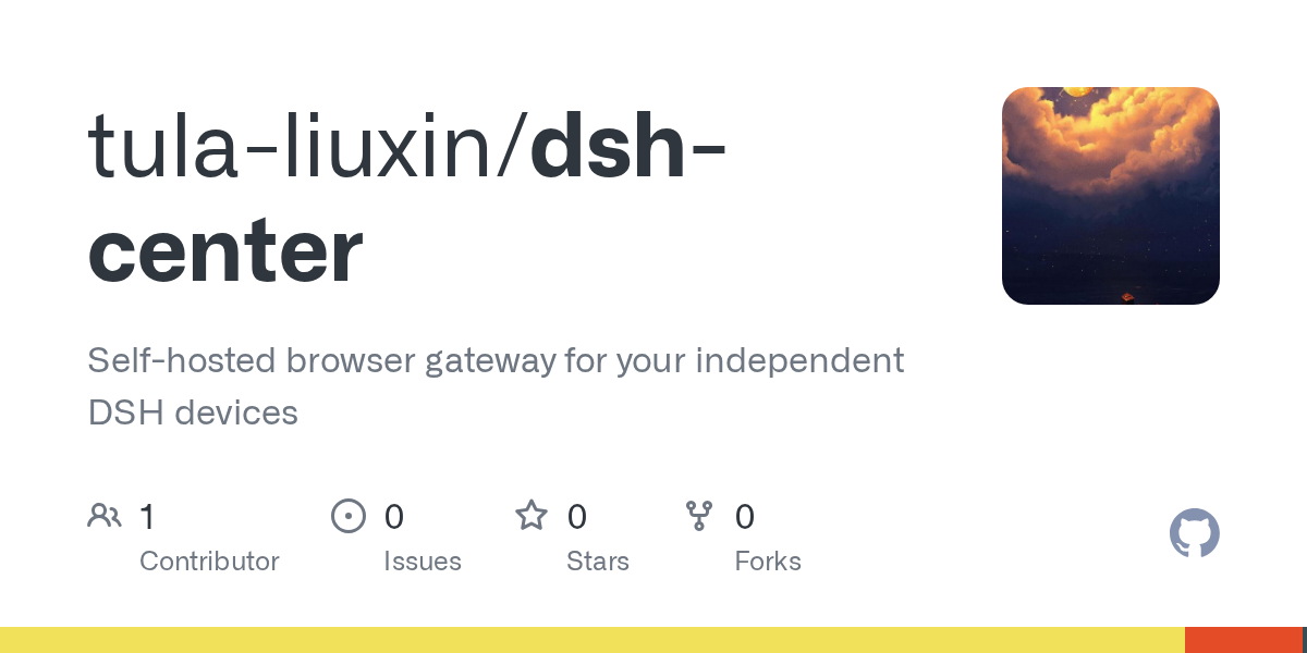 tula-liuxin/dsh-center Screenshot preview