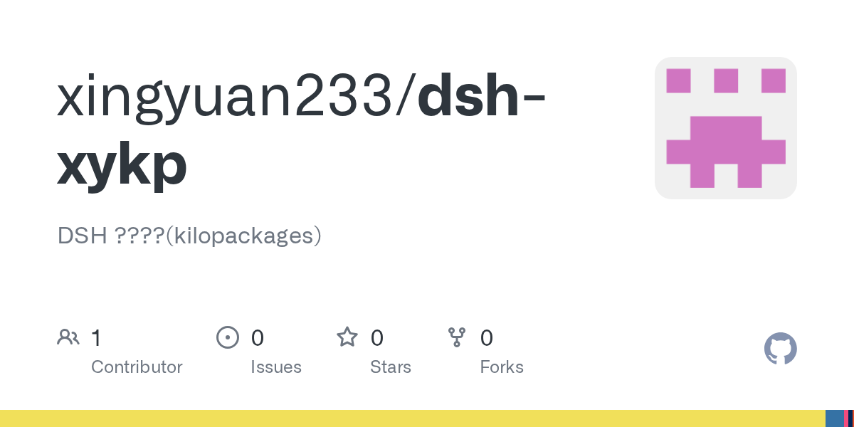 xingyuan233/dsh-xykp Screenshot preview