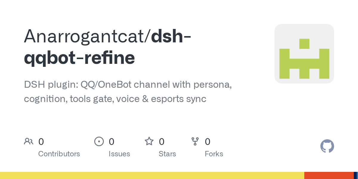 Anarrogantcat/dsh-qqbot-refine Screenshot preview