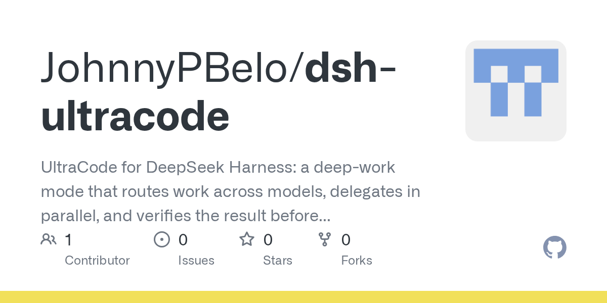 JohnnyPBelo/dsh-ultracode Screenshot preview