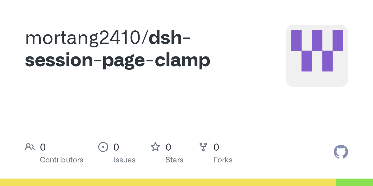 mortang2410/dsh-session-page-clamp Screenshot preview