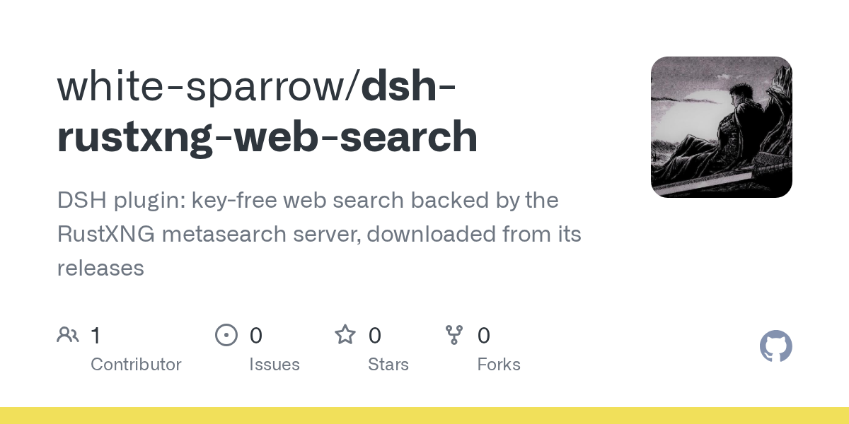 white-sparrow/dsh-rustxng-web-search Screenshot preview