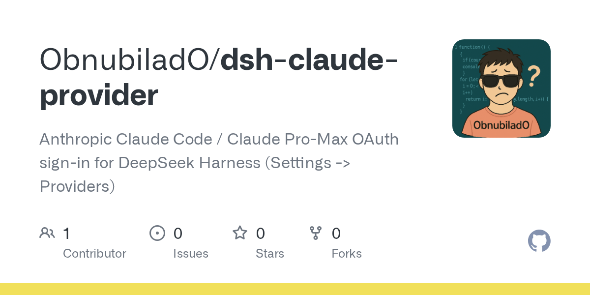 ObnubiladO/dsh-claude-provider Screenshot preview