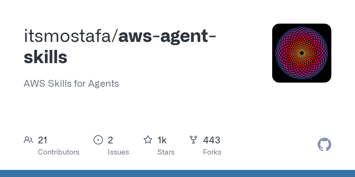 itsmostafa/aws-agent-skills Screenshot preview