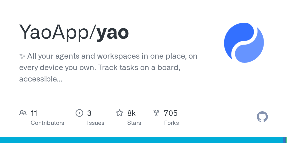 YaoApp/yao Screenshot preview