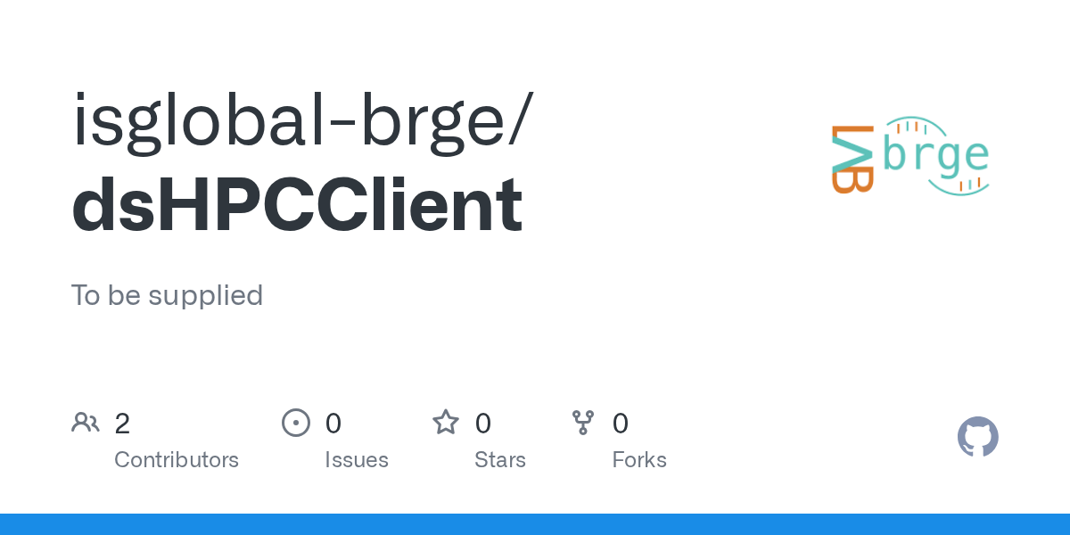 isglobal-brge/dsHPCClient Screenshot preview