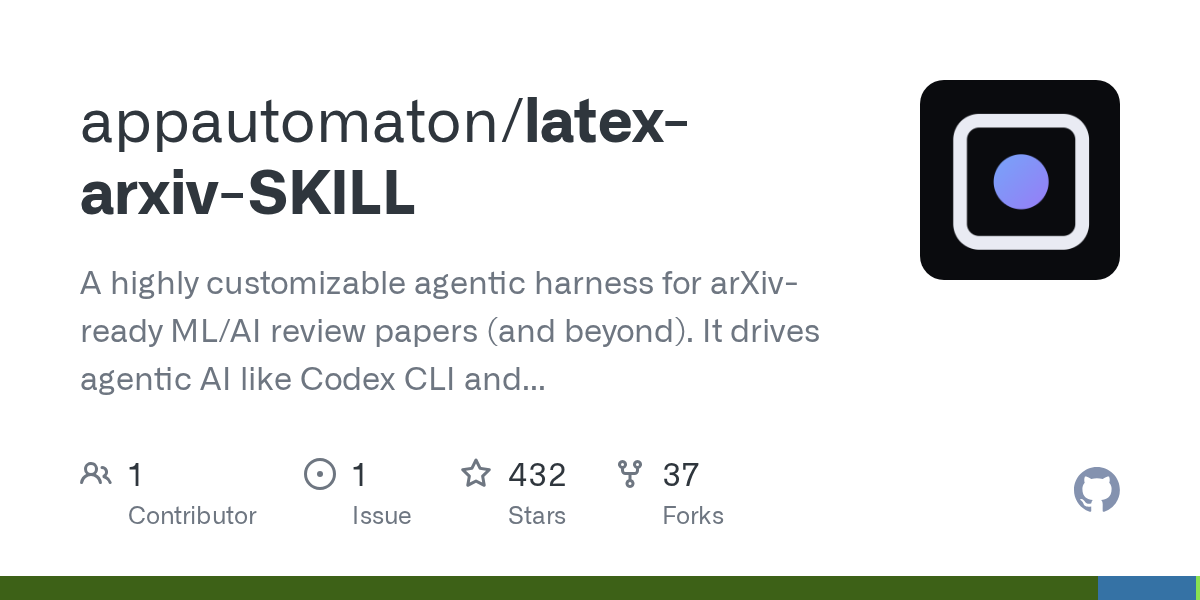 appautomaton/latex-arxiv-SKILL Screenshot preview