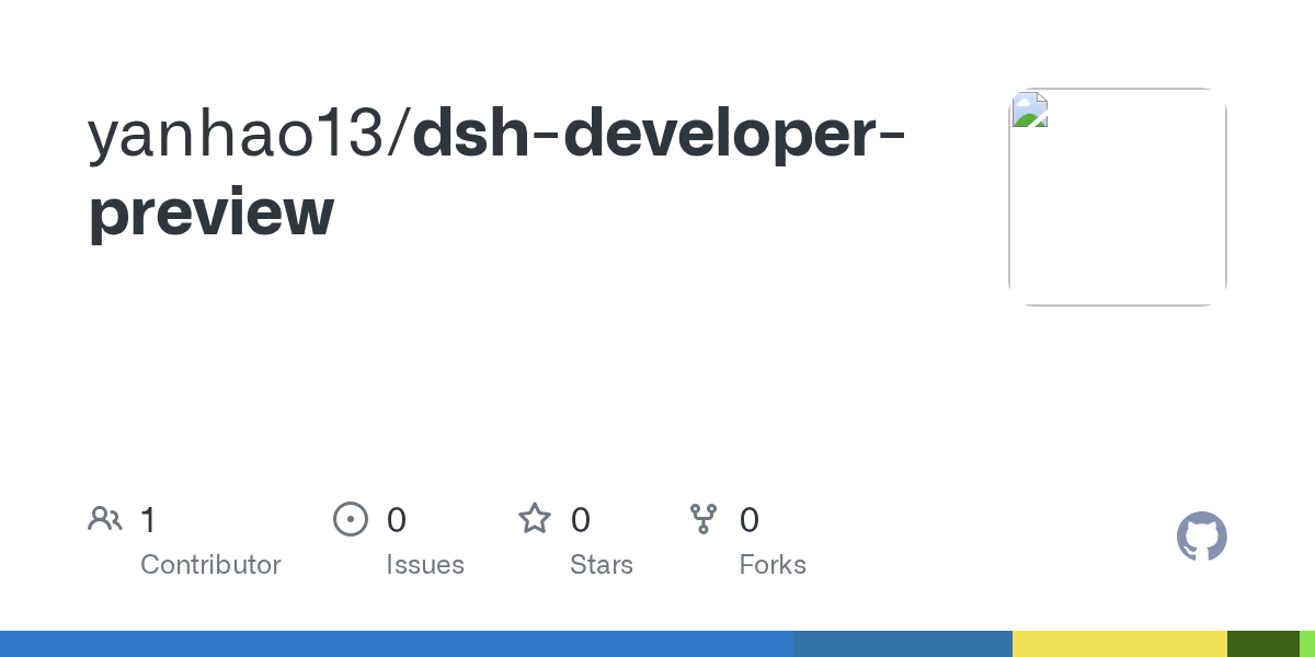 yanhao13/dsh-developer-preview Screenshot preview